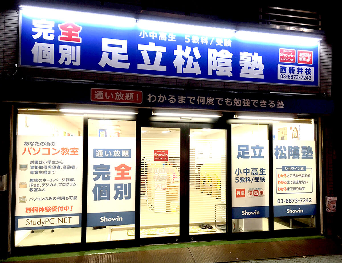 外照式看板